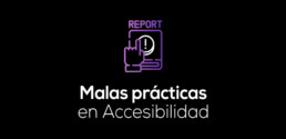 Malas prácticas de Accesibilidad Web en Kit Digital