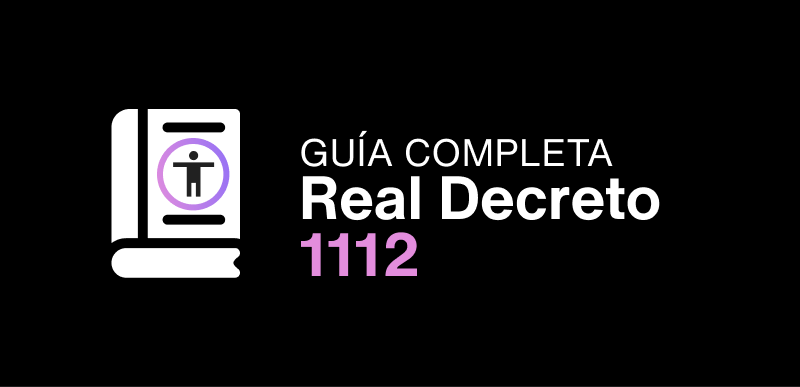 Real Decreto 1112/2018 Guía completa