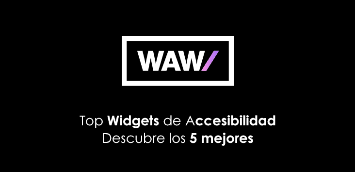 Comparativa Top widgets de accesibilidad, destacando We All Web